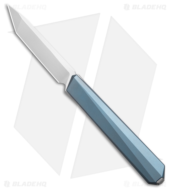 REMETTE ELIGO Double Detent Knife Blue Titanium (2.8" Pearlescent M390)