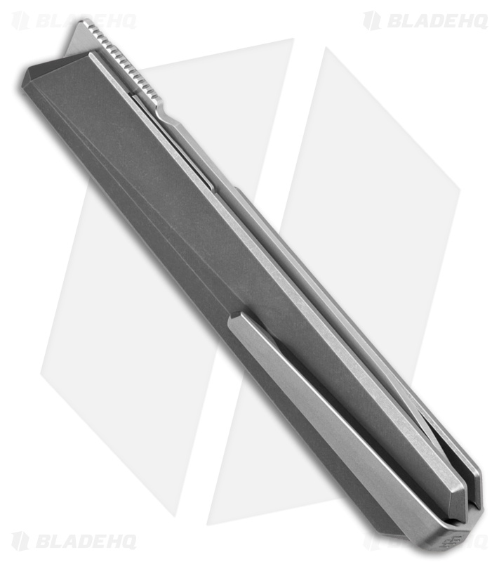 REMETTE ELIGO Liner Lock Knife Gray SW Titanium (2.8" Pearlescent M390)
