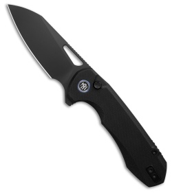 REMETTE RT-Camel Button Liner Lock Knife Black G-10 (2.75" Black)