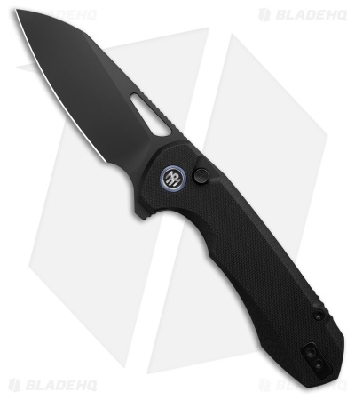 REMETTE RT-Camel Button Liner Lock Knife Black G-10 (2.75" Black)
