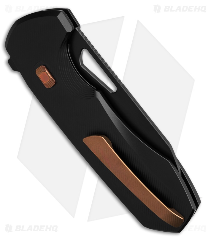 REMETTE RT-Camel Button Liner Lock Knife Black Titanium (2.75" Black)