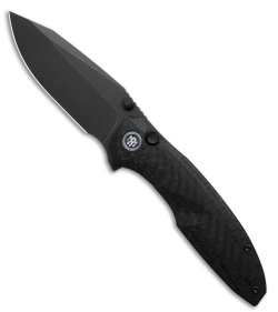 REMETTE RT-Cool Whale Button Liner Lock Knife Black G-10 (3.6" Black)