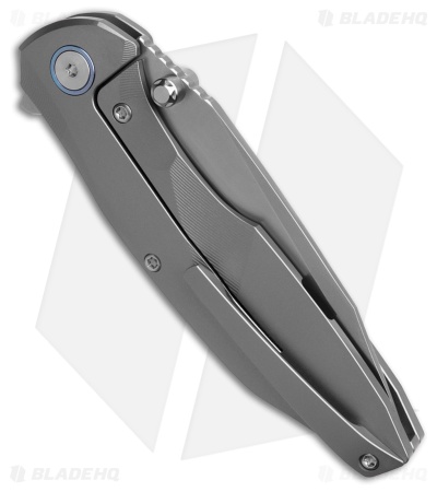 REMETTE RT-Cool Whale Frame Lock Knife Titanium (3.2" Pearlescent)