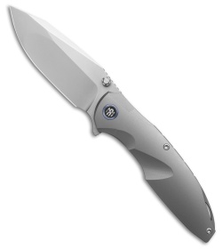 REMETTE RT-Cool Whale Frame Lock Knife Titanium (3.2" Pearlescent)