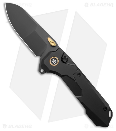 REMETTE RT-Cosmic Button + Liner Lock Knife Black Titanium (2.8" DLC)