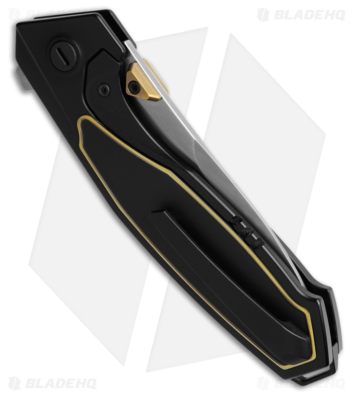 REMETTE Knife RT-Kingfisher Knife Black/Gold Titanium Satin