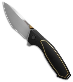 Auxiliary Manufacturing Pocket Rocket Black Linen Micarta
