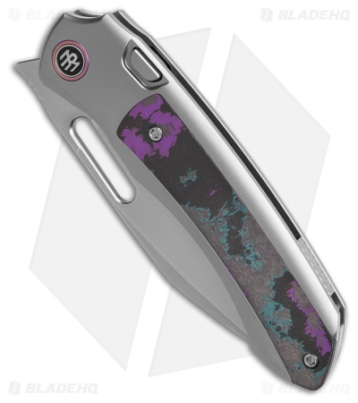 REMETTE RT-Orca Button Frame Lock Knife Ti/Jazzy CamoCarbon (3.2" BB)