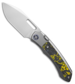 REMETTE RT-Orca Button Frame Lock Knife Ti/Ultimate Warrior CamoCarbon (3.2" BB)