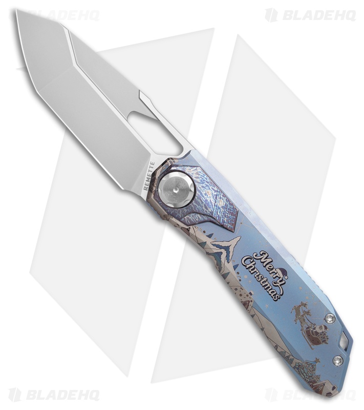 REMETTE RT-Peregrine Falcon Button Lock Knife Titanium