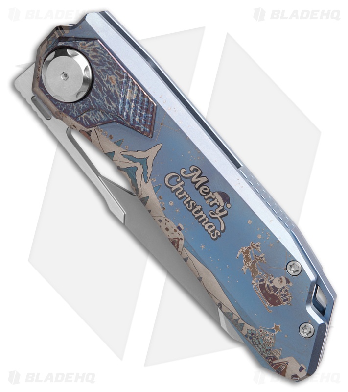 REMETTE RT-Peregrine Falcon Button Lock Knife Titanium