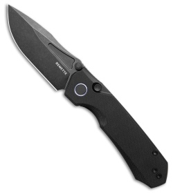 REMETTE RT-Rhino Button + Liner Lock Knife Black G-10 (3.1&quot; Black SW) | 228969