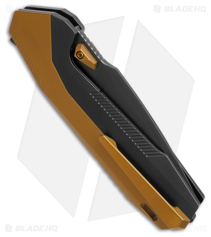 REMETTE RT-WK1 Black/Gold Titanium Drop Point DLC M390