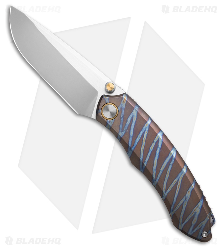 REMETTE Wild Species Knife Flamed Ti Fine Hand Grinding