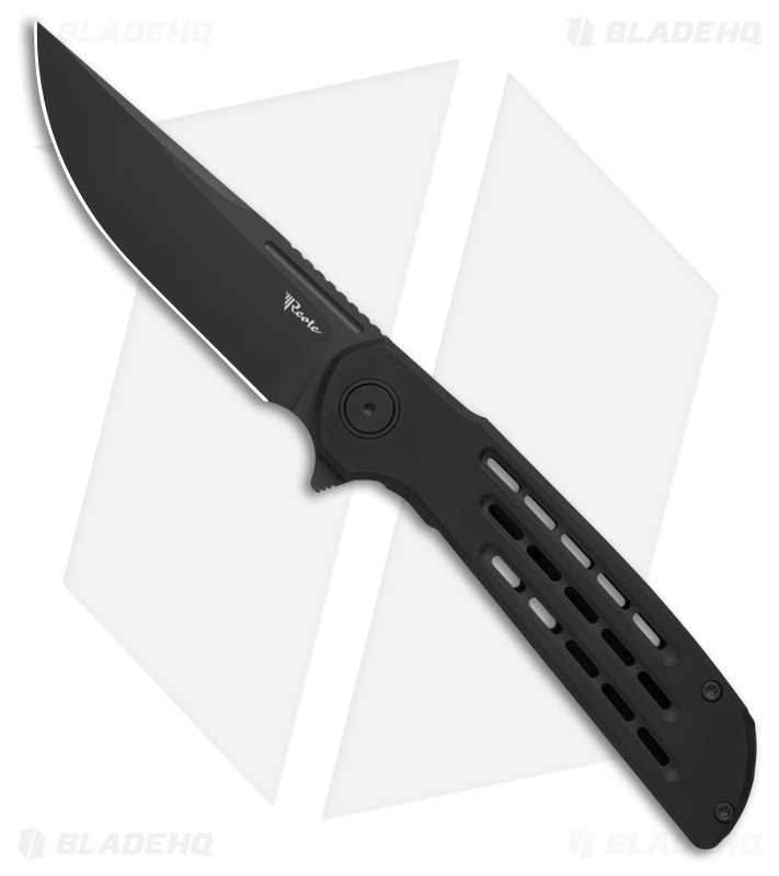 Reate Knives Remedy Frame Lock Knife Black Titanium (3.9" DLC)