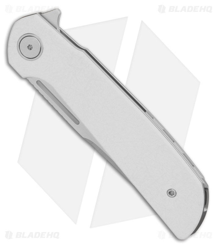 Reate Knives Remedy Liner Lock Knife Moon White FatCarbon Glass (3.9" Satin)