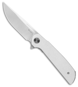 Reate Knives Remedy Liner Lock Knife Moon White FatCarbon Glass (3.9" Satin)