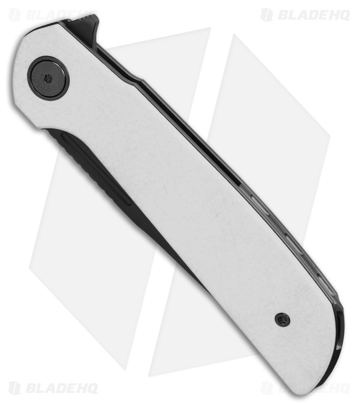 Reate Knives Remedy Liner Lock Knife Moon White FatCarbon Glass (3.9" Satin DLC)