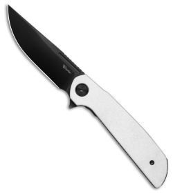 Reate Knives Remedy Liner Lock Knife Moon White FatCarbon Glass (3.9" Satin DLC)