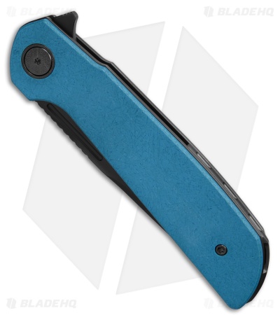 Reate Knives Remedy Liner Lock Knife Ocean Blue FatCarbon Glass (3.9" Satin DLC)