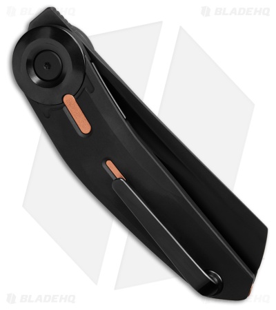 Reate Knives VK-CLU Liner Lock Knife Black DLC Ti/Copper Accents (3.25" DLC)