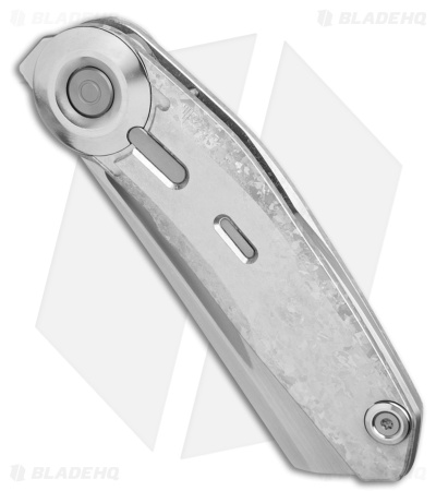 Reate Knives VK-CLU Liner Lock Knife Crystallized Titanium (3.25" Satin)
