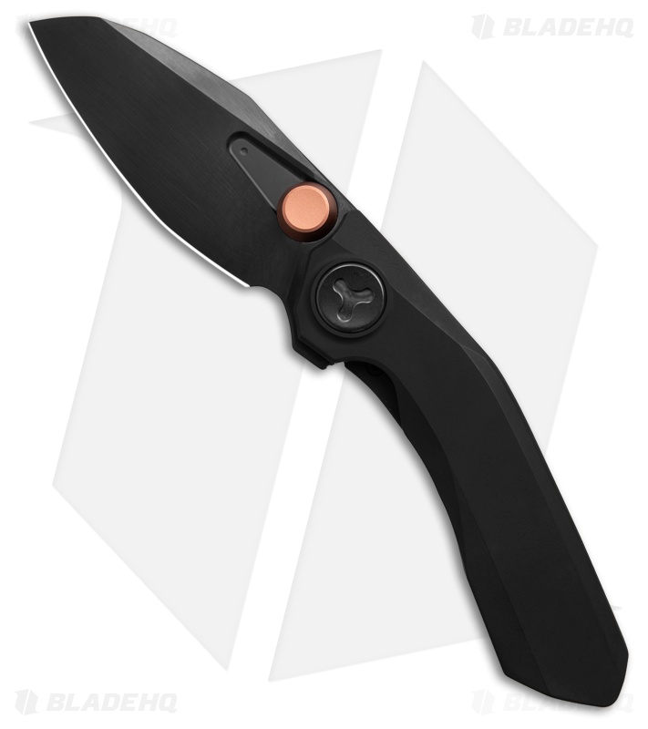 Reate Knives VK-FROK Frame Lock Knife Black PVD Titanium (3.2" Satin DLC)