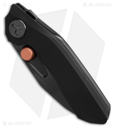 Reate Knives VK-FROK Frame Lock Knife Black PVD Titanium (3.2" Satin DLC)