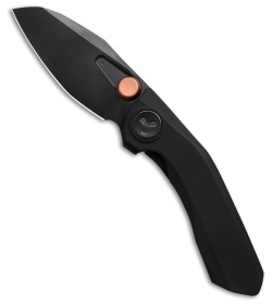 Reate Knives VK-FROK Frame Lock Knife Black PVD Titanium (3.2" Satin DLC)