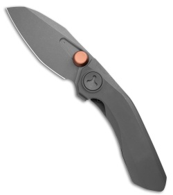 Reate Knives VK-FROK Frame Lock Knife Darkwash Titanium (3.2" Darkwash)