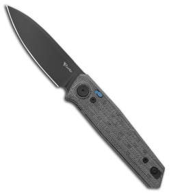 Reate PL-6 Pivot Lock Knife Black Micarta (3.5" Black PVD Nitro-V)