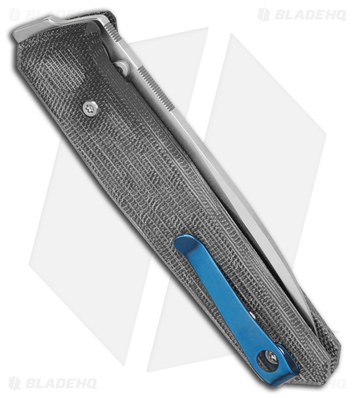 Reate PL-6 Pivot Lock Knife Black Micarta (3.5" Belt Satin Nitro-V)