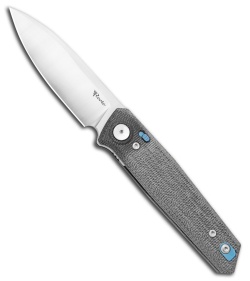 Reate PL-6 Pivot Lock Knife Black Micarta (3.5" Belt Satin Nitro-V)