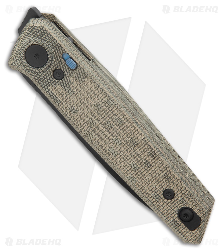 Reate PL-6 Pivot Lock Knife Green/Black Micarta (3.5" Black PVD Nitro-V)