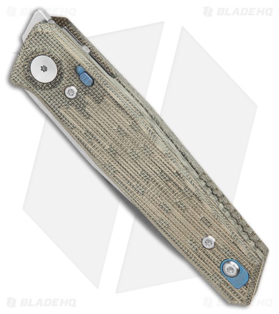 Reate PL-6 Pivot Lock Knife Green/Black Micarta (3.5" Belt Satin Nitro-V)