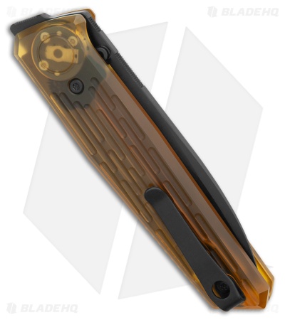 Reate PL-6 Pivot Lock Knife Ultem (3.5" Black PVD Nitro-V)