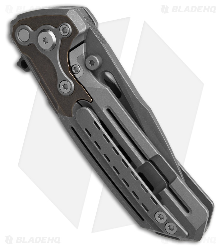 Reate Terminator T600 Framelock Dark Titanium (3.75" Acid Washed Magnacut)