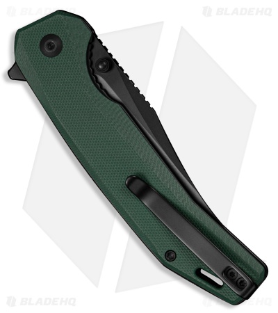 SENCUT Vornix Liner Lock Knife Teal Green G-10 (3.7" Black 9Cr18MoV)
