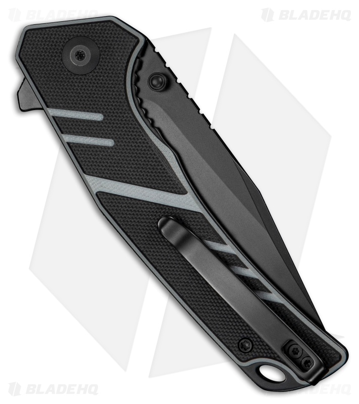 SENCUT Quirk Liner Lock Knife Black & Gray G-10 (3.4" Black)