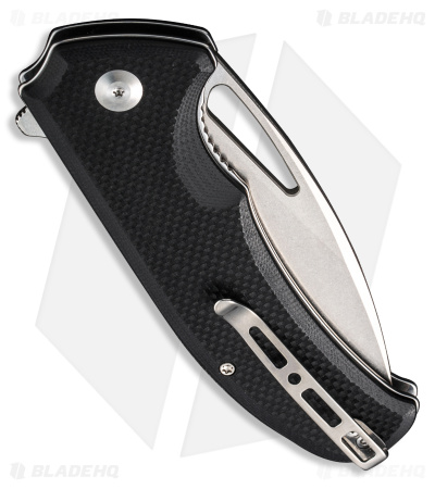 SENCUT Phantara Liner Lock Knife Black G-10 (3.7" Stonewash) S23014-1