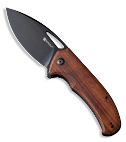 SENCUT Phantara Liner Lock Knife Guibourtia Wood (3.7" Black) S23014-4