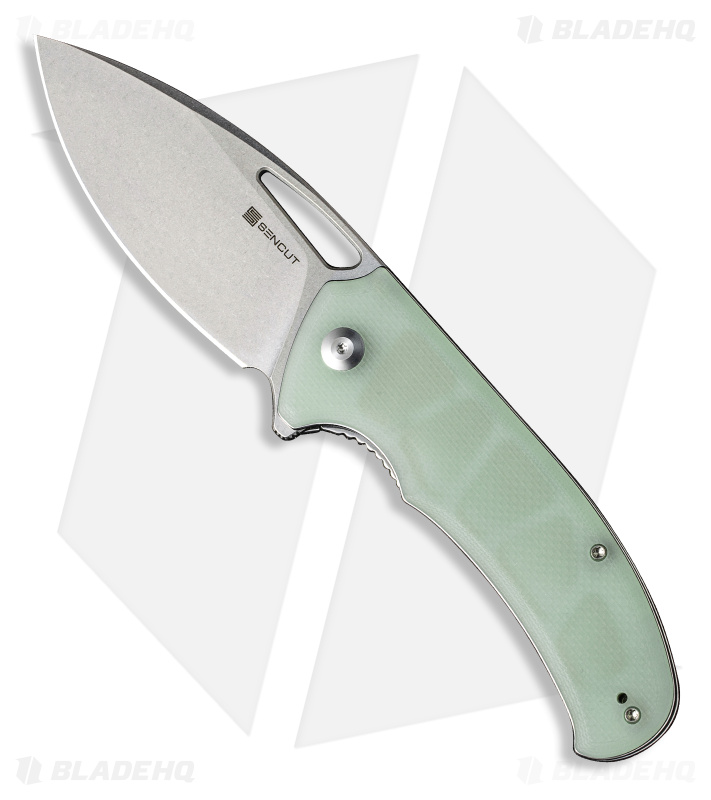 SENCUT Phantara Liner Lock Knife Natural G-10 (3.7" Stonewash) S23014-2