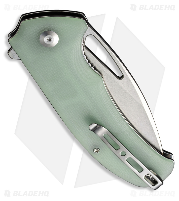 SENCUT Phantara Liner Lock Knife Natural G-10 (3.7" Stonewash) S23014-2
