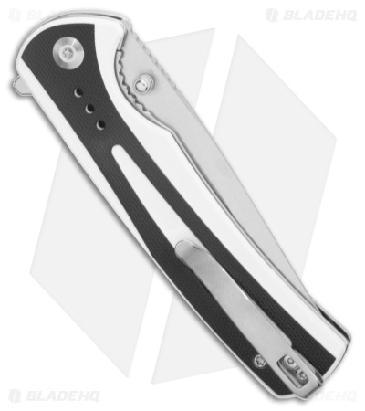 SENCUT Regnator Black/White G-10 Clip Point Satin 9Cr18MoV