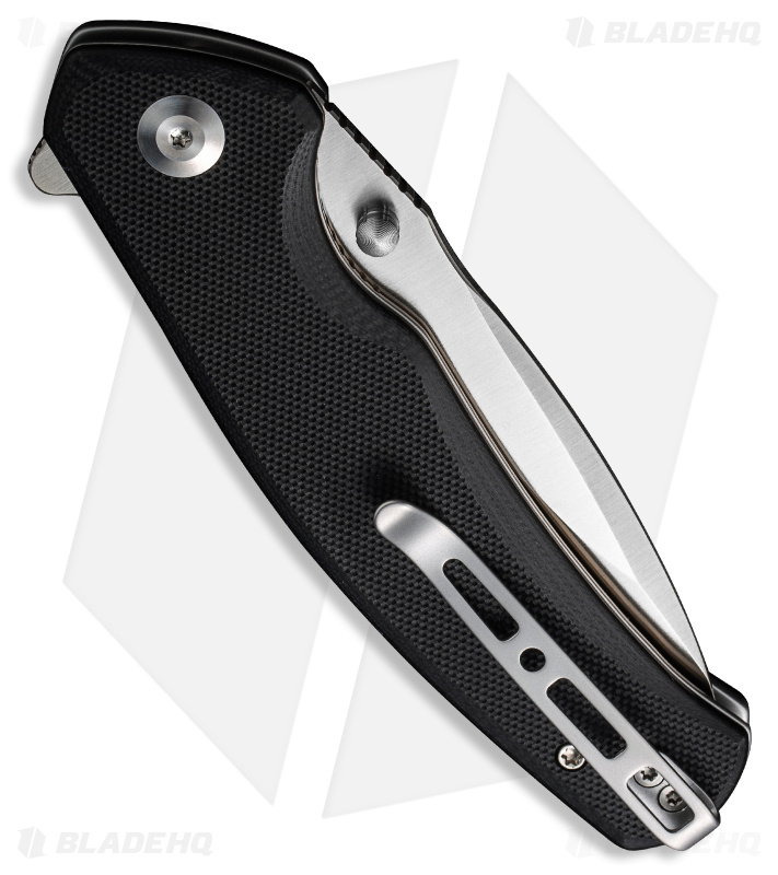 SENCUT Slashkin Liner Lock Black G-10 (Satin) - Blade HQ