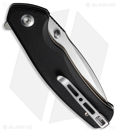 SENCUT Slashkin Liner Lock Knife Black G-10 (3.48" Satin) S20066-1