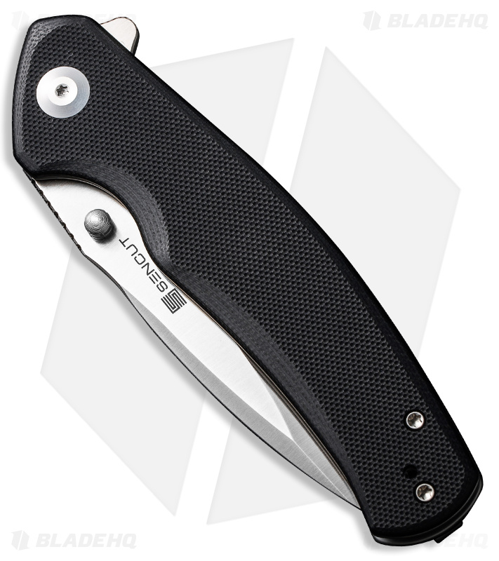 SENCUT Slashkin Liner Lock Black G-10 (Satin) - Blade HQ