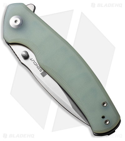 SENCUT Slashkin Liner Lock Knife Natural G-10 (3.48" Satin) S20066-2