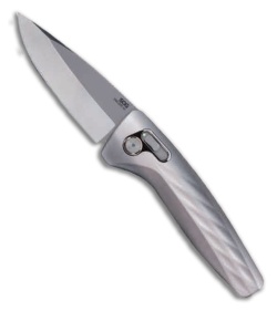 SOG One Zero AU Lock Auto Knife Aluminum | Satin