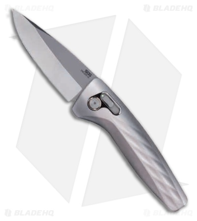 SOG One Zero AU Lock Auto Knife Aluminum | Satin